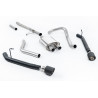 Catback Milltek Jeep Gladiator JT - risonante - terminali Dual Jet-115 Carbonio - Terminali posizionati verso il posteriore -