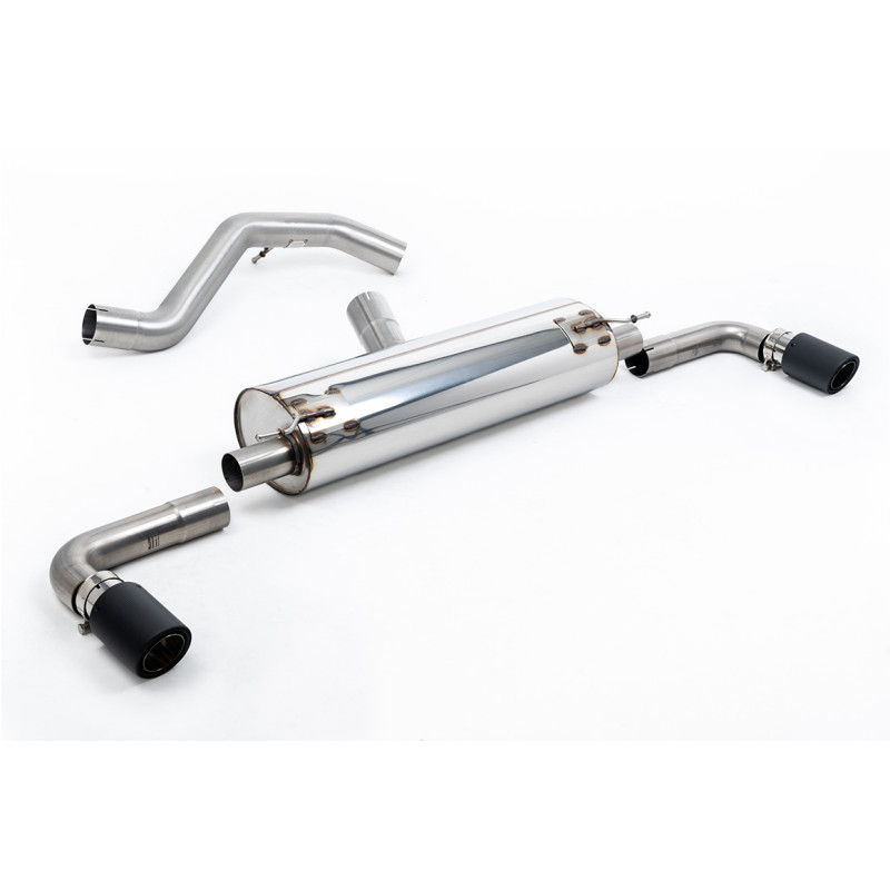 FAP Back Milltek Ineos Grenadier 2023-2025 - Homologado ECE - sin resonador y con silenciador TR - salidas Dual Jet-90 Carbono