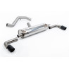 DPF Back Milltek Ineos Grenadier 2023-2025 - Omologato ECE - non risonato e con silenziatore post. - uscite Dual Jet-90 Carbonio