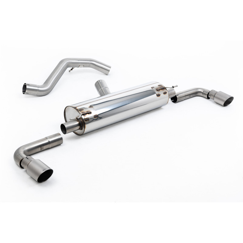 FAP Back Milltek Ineos Grenadier 2023-2025 - Homologué ECE - non résonné et avec silencieux AR - sorties Dual GT90 Titane