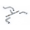 FAP Back Milltek Ineos Grenadier 2023-2025 - sin resonador y con bypass silenciador TR - salidas Dual GT90 Pulidas