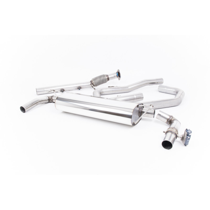 Catback Milltek Hyundai i30 N Performance 2019-2021 - con FAP bypass - no resonado - salidas Dual Jet-115 Carbono - Fastback