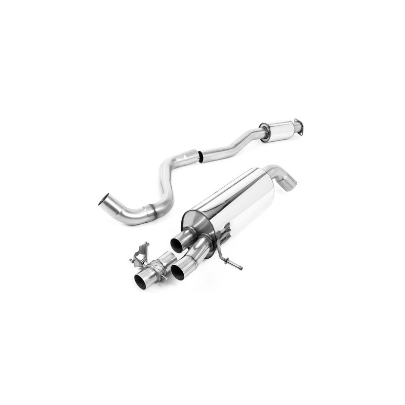 FAP Back Milltek Hyundai i20 N 2021-2025 - ECE Homologated - With Primary Muffler - Twin GT90 Titanium