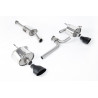 Scarico cat-back Milltek Honda S2000 AP1-AP2 Ph.2 2.0 - 2.2 VTEC 2004-2009 - risonante - terminali Dual ovali Cerakote nero
