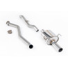 Catback Milltek Honda Integra DC5 Type-R 2001-2006 - no resonado - colas Simple Pulidas