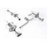 Cat-Back Milltek Honda S2000 AP1-AP2 Ph.2 2.0 - 2.2 VTEC 2004-2009 - mit Mittelschalldämpfer - Doppelendrohre oval poliert