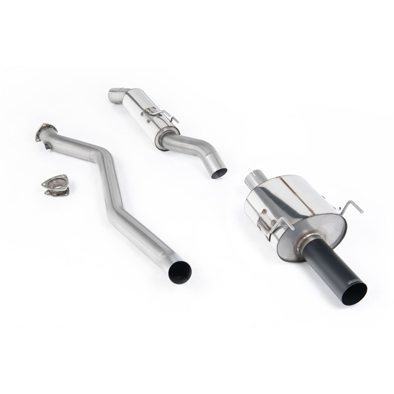 Catback Milltek Honda Integra DC5 Type-R 2001-2006 - risonato - uscite singole Cerakote Nero