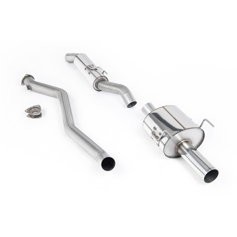 Cat-Back-Anlage Milltek Honda Integra DC5 Type-R 2001-2006 - mit Resonator - Einzelendrohre poliert