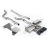 DPF-Back / Catback Milltek Honda Civic FL5 - no primary muffler, non-resonated - Triple outlets 1x 115mm 2 x Jet-100 Carbon