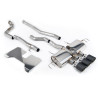 FAP Back / Catback Milltek Honda Civic FL5 - sans primaire, non résonné - sorties Triple Jet-115 Carbone - Race, avec valves