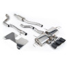 DPF Back / Catback Milltek Honda Civic FL5 Type R - no primary, resonated - Triple 1x 115mm 2 x Jet-100 Carbon outlets