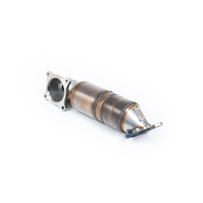 Downpipe Milltek Honda Civic FL5 Type R 2022-2025 - (Turboauslass gegossen) mit HJS Twin Kat Hi-Flow 200 CPSI