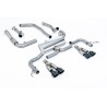 Catback Road Milltek Honda Civic FK2 Type R 2015-2017 - Sans silencieux primaire - sorties Quad GT100 Cerakote Noir