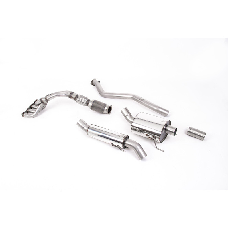 Linea Race Milltek Honda Civic EP3 Type R 2.0 i-VTEC 2001-2007 - con collettore e catalizzatore Hi-Flow cata Race 100 CPSI