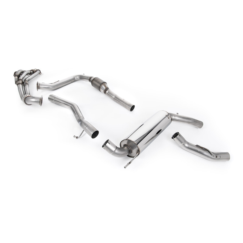 Ligne complète Race Milltek Honda Civic FN2 - avec collecteur et catalyseur Hi-Flow cata Race 100 CPSI - Pour sortie Origine
