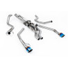 Cat-Back Milltek Ford Ranger Raptor MK4 2023-2025 - mit Resonator - ohne Endschalldämpfer - Dual GT115 Titan blau angelaufen