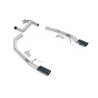 Axle-back Milltek Ford Ranger MK4 2.0 TDCI Bi-Turbo 205ch 2022-2025 - non résonné - sorties Twin GT90 Cerakote Noir Premium