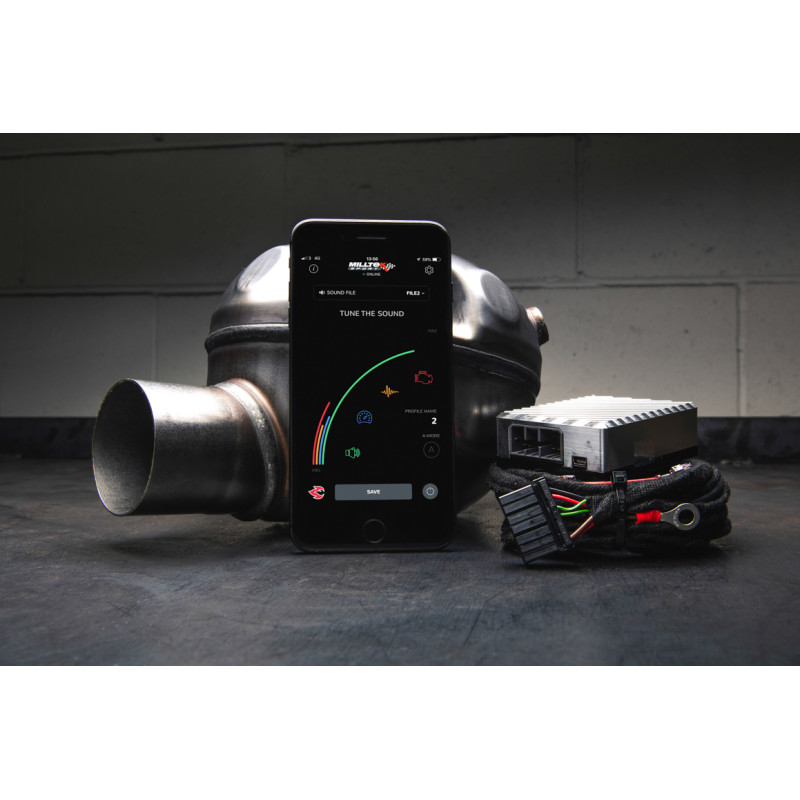 Active Sound Control Milltek Ford Ranger MK3 2015-2018 - Kit complet Active Sound Control avec générateur de son double