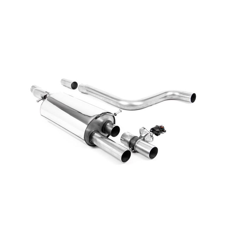 FAP Back Milltek Ford Puma ST 2020-2025 - Homologué ECE - non résonné - sorties Twin GT90 Titane