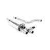 FAP Back Milltek Ford Puma ST 2020-2025 - Homologado ECE - sin resonador - salidas Twin GT90 Titanio