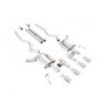 Cat-back Milltek Ford Mustang MK7 GT 5.0 V8 2024-2025 - Con H pipe e valvole attive - uscite Quand GT100 lucidate