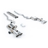Cat-back Milltek Ford Mustang Mk6 Mach 1, Mustang MK7 Dark Horse - Con H pipe y válvulas activas - salidas Quand GT115 Pulidas