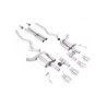 Cat-Back-Anlage Milltek Ford Mustang MK7 GT 5.0 V8 2024-2025 - Mit X-Pipe und aktiven Abgasklappen - Endrohre Quad GT100 Titan