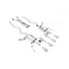 Cat-back Milltek Ford Mustang MK7 GT 5.0 V8 2024-2025 - Con X pipe e valvole attive - uscite Quand GT100 lucidate