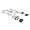 Catback Milltek Ford Mustang MK6 GT Ph.2 5.0 V8 2019-2023 - non résonné - sorties Quad GT100 Cerakote Noir