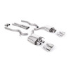 Catback Milltek Ford Mustang MK6 GT Ph.2 5.0 V8 2019-2023 - non résonné - sorties Quad GT100 Polies