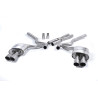 Catback Milltek Ford Mustang MK6 GT 5.0 V8 2015-2018 - Sans silencieux primaire - sorties Quad GT90 Titane