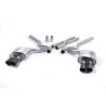 Cat-back Milltek Ford Mustang MK6 GT 5.0 V8 2015-2018 - Without primary muffler - Quad GT90 outlets Cerakote Black
