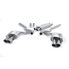 Catback Milltek Ford Mustang MK6 GT 5.0 V8 2015-2018 - Avec silencieux primaire - sorties Quad GT90 Titane