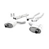 Catback Milltek Ford Mustang MK6 GT 5.0 V8 2015-2018 - Sans silencieux primaire - sorties Dual GT100 Titane bleui
