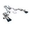 Cat-back Milltek Ford Mustang MK7 2.3 EcoBoost 2024-2025 - Without primary muffler - Quad GT100 outlets, black Cerakote
