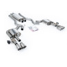 Cat-Back Milltek Ford Mustang MK7 2.3 EcoBoost 2024-2025 - With primary muffler - Quad GT100 Blued Titanium Tips
