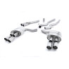 Catback Milltek Ford Mustang MK6 2.3 EcoBoost 2015-2018 - Sans silencieux primaire - sorties Quad GT90 Polies