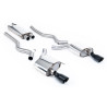 Cat-Back-Anlage Milltek Ford Mustang MK6, Mustang MK7 - ECE-zugelassen - mit Vorschalldämpfer - Dual GT100 Endrohre Cerakote Sch