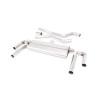 DPF Back Milltek Ford Focus MK4 ST - ECE-zugelassen - Ohne Vorschalldämpfer - Doppelendrohre GT115 blau angelaufenes Titan - Kom