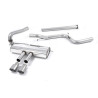 Catback Milltek Ford Focus MK3 ST - sans primaire sans intermédiaire + silencieux AR - sorties Dual GT100 Titane - Break