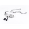 Catback Milltek Ford Focus MK3 ST - sans primaire avec intermédiaire + silencieux AR - sorties Dual GT100 Noir - 5 Portes