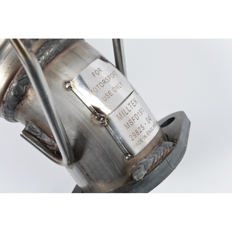 Großes Downpipe Milltek Ford Focus MK3 ST 2.0 EcoBoost 2012-2018 - mit Sportkatalysator Hi-Flow Race 200 CPSI