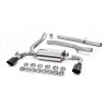 Cat-Back Milltek Ford Focus MK3 RS 2.3 EcoBoost 350hp 2016-2018 - Without Primary Muffler - Dual GT115 Cerakote Black Tips