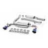 Scarico cat-back Milltek Ford Focus MK3 RS 2016-2018 - Omologato ECE - Con silenziatore primario - terminali Dual GT115 Titanio 