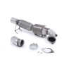 Turbo-Downpipe Milltek Ford Focus MK3 RS 2.3 EcoBoost 350 PS 2016-2018 - mit Hi-Flow-Kat 200 CPSI - für Originalanlage