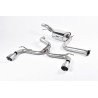 Cat-back Race 76 Milltek Ford Focus MK2 ST 2.5T 225 CV 2005-2010 - resonado y sin silenciador trasero - salidas Dual GT100 Titan