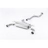 Catback Milltek Ford Focus MK2 ST 2.5T 225ch 2005-2010 - non résonné - sorties Dual Jet-100 Polies