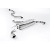 Catback Milltek Ford Focus MK2 ST 2.5T 225ch 2005-2010 - non résonné - sorties Dual GT100 Polies