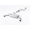 Escape cat-back Milltek Ford Focus MK2 ST 2.5T 225 CV 2005-2010 - resonado - salidas Dual GT100 pulidas