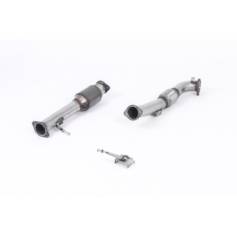 Downpipe Milltek Ford Focus MK2 ST 2.5T 225PS 2005-2010 - mit Hi-Flow Race Sportkatalysator